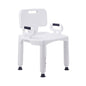 McKesson - Bath Bench Removable Arm Rail Plastic Frame Removable Back 21-1/4 Inch Seat Width - 146-RTL12505