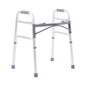 McKesson - Folding Walker Adjustable Height Aluminum Frame 350 lbs. Weight Capacity 25 to 32 Inch Height - 146-10201-4