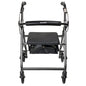 McKesson - 4 Wheel Rollator Silver Adjustable Height / Folding Aluminum Frame - 146-R726SL