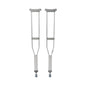 McKesson - Underarm Crutches Aluminum Frame Adult 350 lbs. Weight Capacity Push Button / Wing Nut Adjustment - 146-10400-8