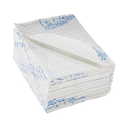 McKesson - Procedure Towel 13 W X 18 L Inch White / Blue Cartoon Toes NonSterile - 78918189