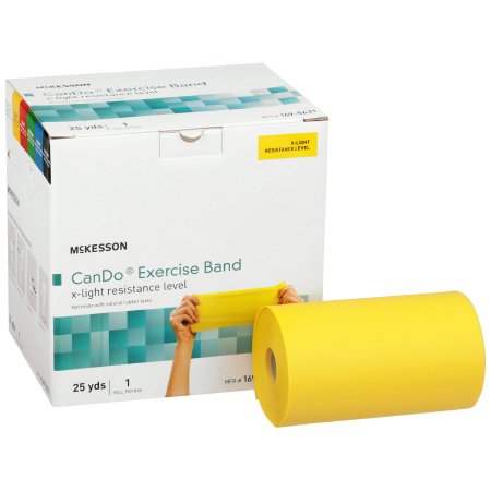 McKesson CanDo - Exercise Resistance Band Yellow 5 Inch X 25 Yard X-Light Resistance - 169-5631