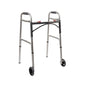 McKesson - Folding Walker Adjustable Height Aluminum Frame 350 lbs. Weight Capacity 32 to 39 Inch Height - 146-10210-4