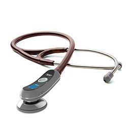 Adscope - Electronic Stethoscope Burgundy 1-Tube 19 Inch Tube Single Head Chestpiece - 658BD