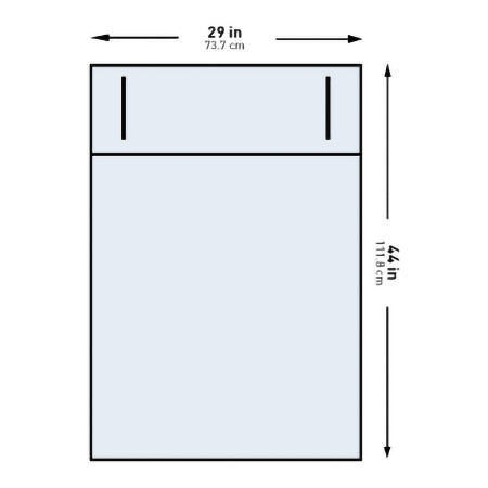 McKesson - Obstetrics / Gynecology Drape Under Buttocks Drape 29 W X 44 L Inch Sterile - 183-I80-14108-S