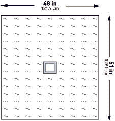 McKesson - EENT Drape Surgical Ophthalmic Drape 48 W X 51 L Inch Sterile - 183-I80-08128-S