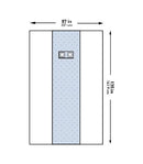 McKesson - Cardiovascular Drape Femoral Angiography X-Long Drape 87 W X 135 L Inch Sterile - 183-I80-01105-S