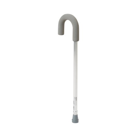 McKesson - Round Handle Cane Aluminum 28-3/4 to 37-3/4 Inch Height Silver - 146-RTL10342