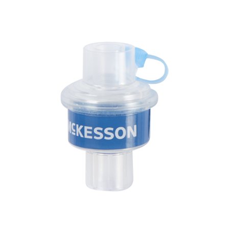 McKesson - Heat and Moisture Exchanger with Filter 29.2 mg H2O / L @ VT 500 mL 2.5 cm H20 @ 30 LPM - 16-6220