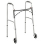 McKesson - Folding Walker Adjustable Height Steel Frame 350 lbs. Weight Capacity 32 to 39 Inch Height - 146-10244-4