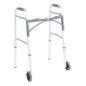 McKesson - Folding Walker Adjustable Height Aluminum Frame 350 lbs. Weight Capacity 25 to 32-1/4 Inch Height - 146-10211-1