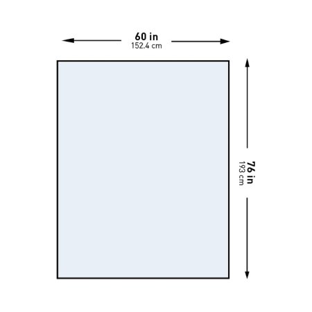 McKesson - General Purpose Drape Large Reverse Fold Drape Sheet 60 W X 76 L Inch Sterile - 16-I80-12408-S