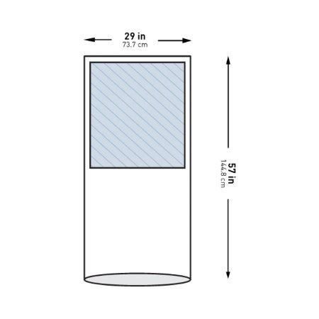 McKesson - Mayo Stand Cover 29.5 X 57 Inch Mayo Stand - 16-I80-13106-S