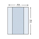 McKesson - Table Drape 44 X 75 Inch Back Table - 16-I80-13101-S