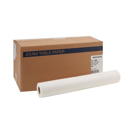 McKesson - Table Paper 18 Inch Width White Crepe - 18-802