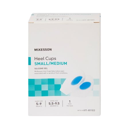 McKesson - Heel Cup Small / Medium Without Closure Male 5 to 9 / Female 5-1/2 to 9-1/2 Foot - 611-81103