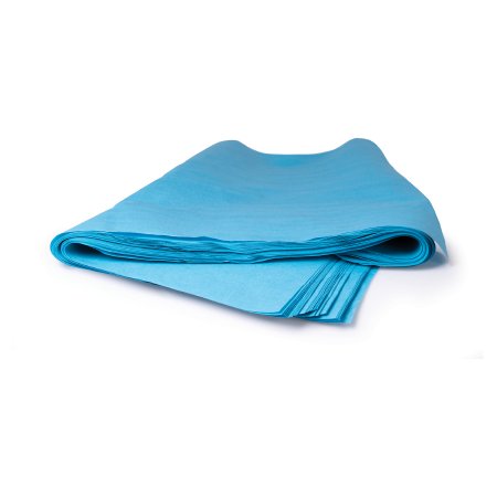 McKesson - Sterilization Wrap Blue 30 X 30 Inch Single Layer Cellulose Steam / EO Gas - 18-489