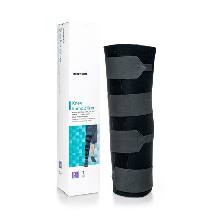 McKesson - Knee Immobilizer X-Large Up to 36 Inch Thigh Circumference 18 Inch Length Left or Right Knee - 155-79-96018