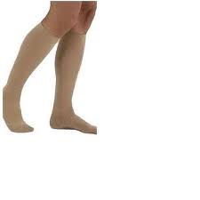 Carolon Company Multi-Layer Compression Sock Knee High Size C / Short Beige - 81003122