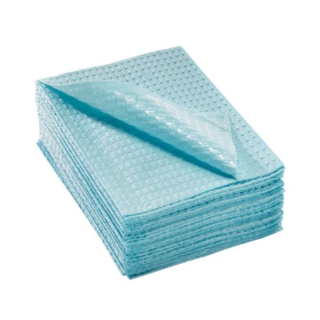 McKesson - Procedure Towel 13 W X 18 L Inch Blue NonSterile - 18-887