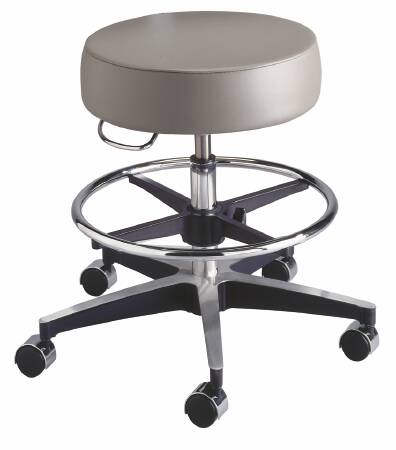 McKesson - Exam Stool Backless Pneumatic Height Adjustment 5 Casters Clamshell - 81-11001FRPR57