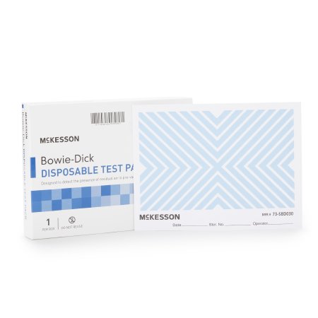 McKesson - Sterilization Bowie-Dick Test Pack Steam - 73-SBD030