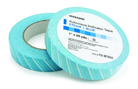 McKesson - Steam Indicator Tape 1 Inch X 60 Yard Steam - 73-BT36