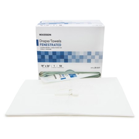 McKesson - Surgical Drape Sterile Field Drape 18 W X 26 L Inch Sterile - 25-517