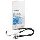 McKesson - Sprague Stethoscope Black 2-Tube 16 Inch Tube Double-Sided Chestpiece - 01-640BKMCE