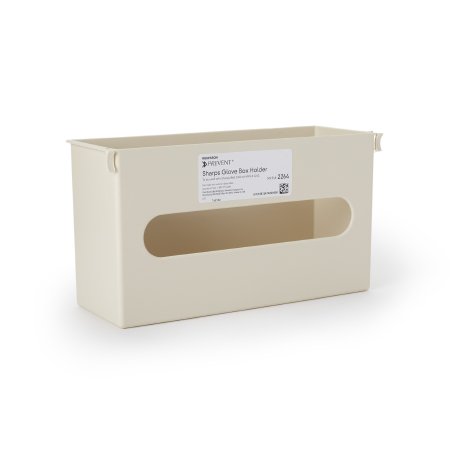 McKesson Prevent - Glove Box Holder Vertical Mounted 1-Box Capacity Putty 3-7/8 X 6-1/2 X 11 Inch Plastic - 2264