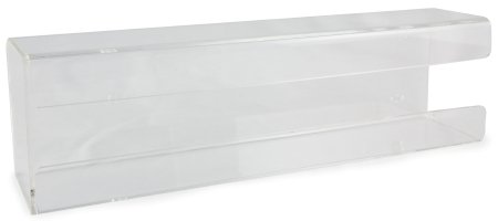 McKesson - Glove Box Holder Vertical Mounted 2-Box Capacity Clear 4 X 5-1/2 X 20 Inch Plastic - 3113