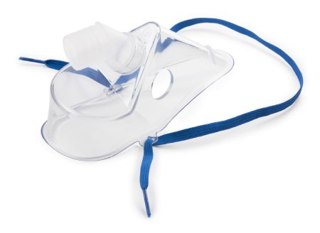 McKesson - Aerosol Mask Elongated Style Adult One Size Fits Most Adjustable Head Strap - 32631