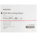 McKesson - Diagnostic Recording Paper Thermal Paper 8-1/2 Inch X 183 Foot Z-Fold Red Grid - 26-007984