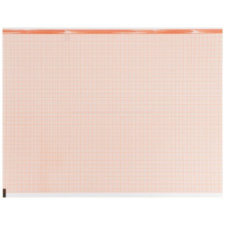 McKesson - Diagnostic Recording Paper Thermal Paper 8-1/2 Inch X 183 Foot Z-Fold Red Grid - 26-036869-001