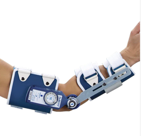 Deroyal Industries Inc Splint Dynamic Derom Adult Elbow White/Blue Size Size C Left Each - 4229CL