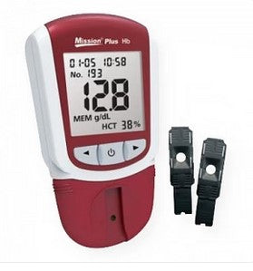 Acon Laboratories Mission Plus Hb Testing System Starter Kit 1 - Mission Plus Hemoglobin Meter Kit, 100 Kit - C112-3051