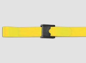 Posey Company Premium EZ Clean Gait Belts with Buckle - EZ Clean Gait Belt, Yellow, Bariatric - 6546YL