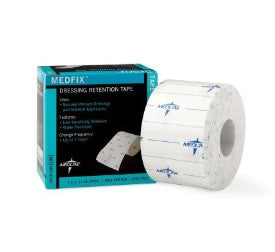 MedFix - Dressing Retention Tape with Liner Water Resistant Nonwoven 2 Inch X 11 Yard White NonSterile - MSC4002