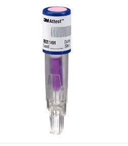 3M Attest Rapid Readout Sterilization Biological Indicator Vial Steam 2-1/2 Inch Box of 50 - 1491