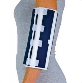 DJO Immobilizer Adult Elbow Nylon/Foam White/Blue Size Large Each - 79-91517