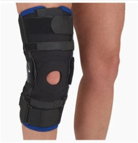 DeRoyal Hypercontrol Knee Braces - Hypercontrol Hinged Wraparound Knee Brace, Size L - 14910007