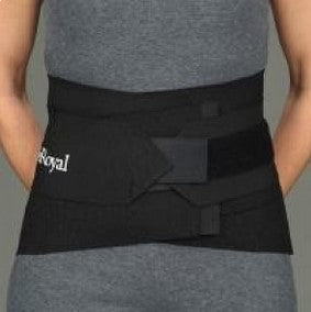 Deroyal Lumbar Sacral Back Braces - Back-n-Black Lumbar Sacral Back Support, Size M CW - NE7741-13