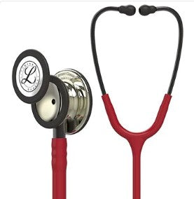 3M Littmann - Classic Stethoscope Burgundy 1-Tube 27 Inch Tube Double-Sided Chestpiece - 5864