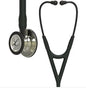 3M Healthcare Littmann Cardiology IV Diagnostic Stethoscopes - 3M Littmann Cardiology IV Diagnostic Stethoscope, Champagne-Finish Chestpiece, Black Tube, Smoke Stem and Headset, 27" - 6179